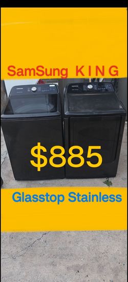 $885 Samsung washer dryer / stove stackable water heater boiler