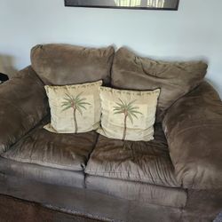 Sofa and Loveseat. Pillows Included