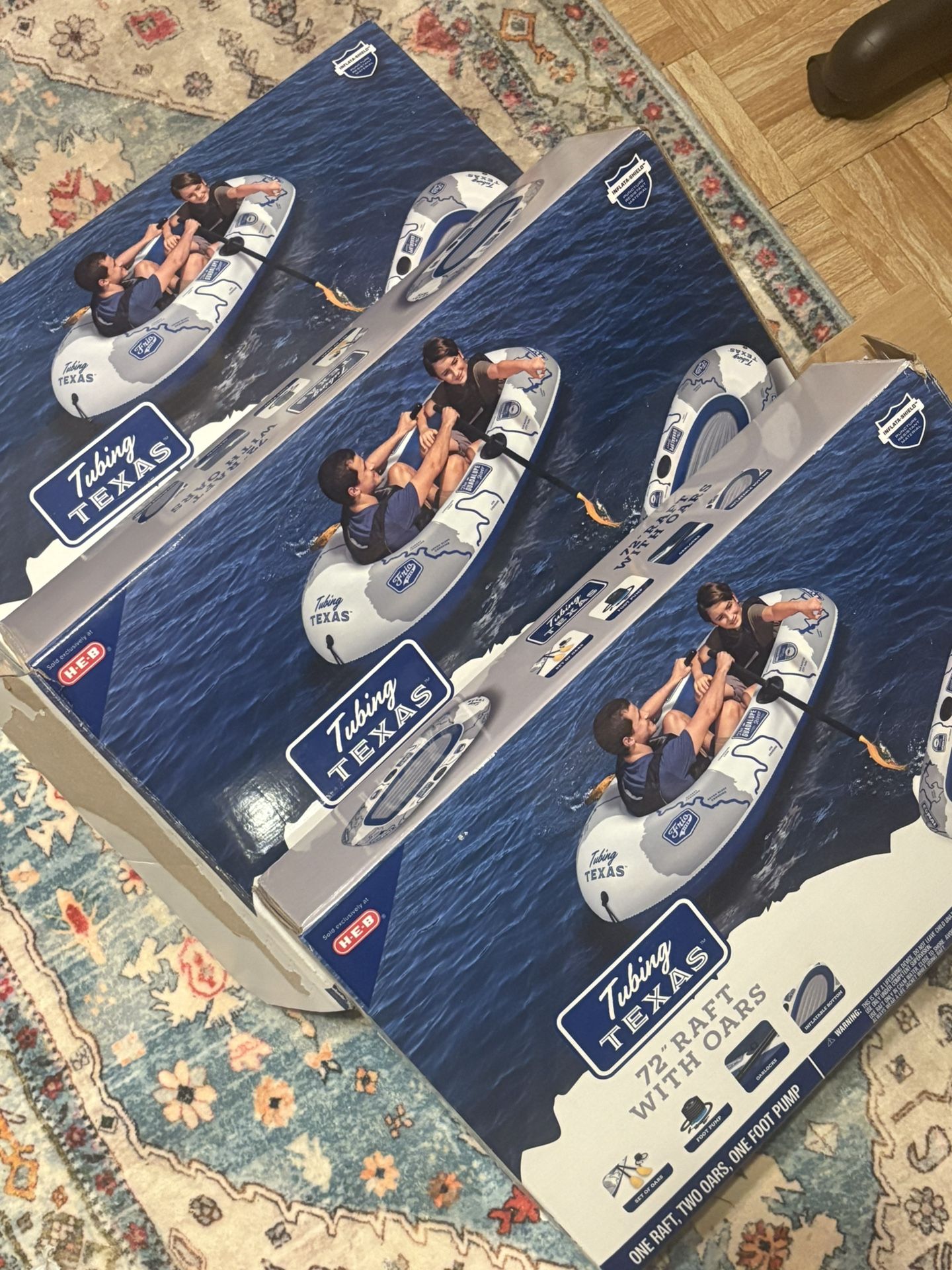 3 HEB River Floaties ALL TOGETHER