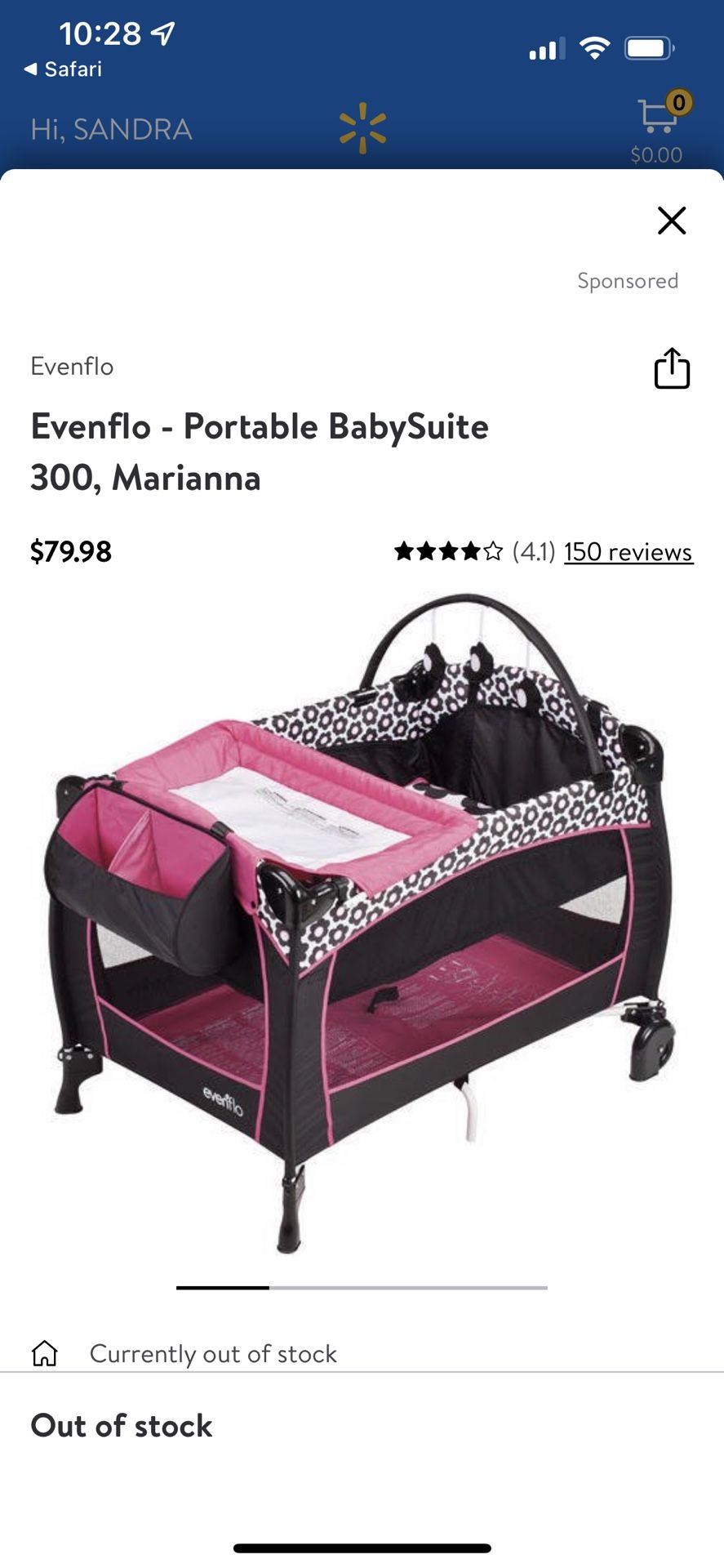 Evenflow Portable Baby Suite