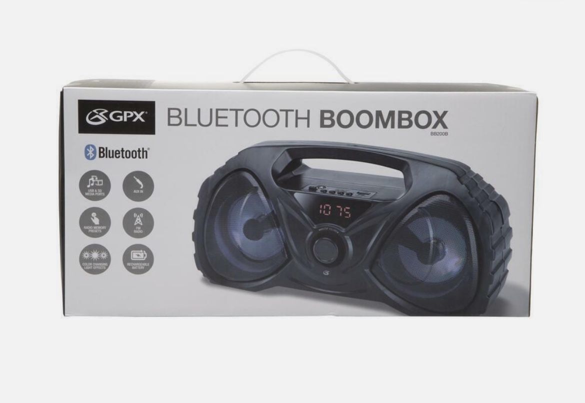 Bluetooth Boombox - Open Box But New