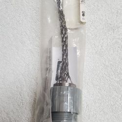 Hubbell 0(contact info removed)5 Straight Non-Metallic Deluxe Cord Grip .37-.50" 3/4" W/Mesh