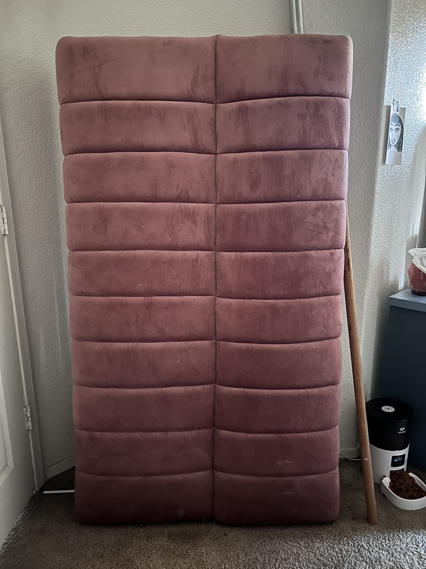 velvet futon couch/bed