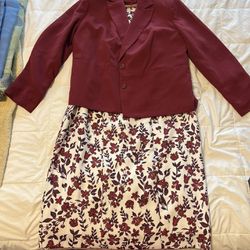 Dress with jacket size 14 $40