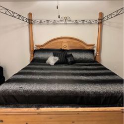 King Size Solid Wood Bedroom Set – $850 OBO