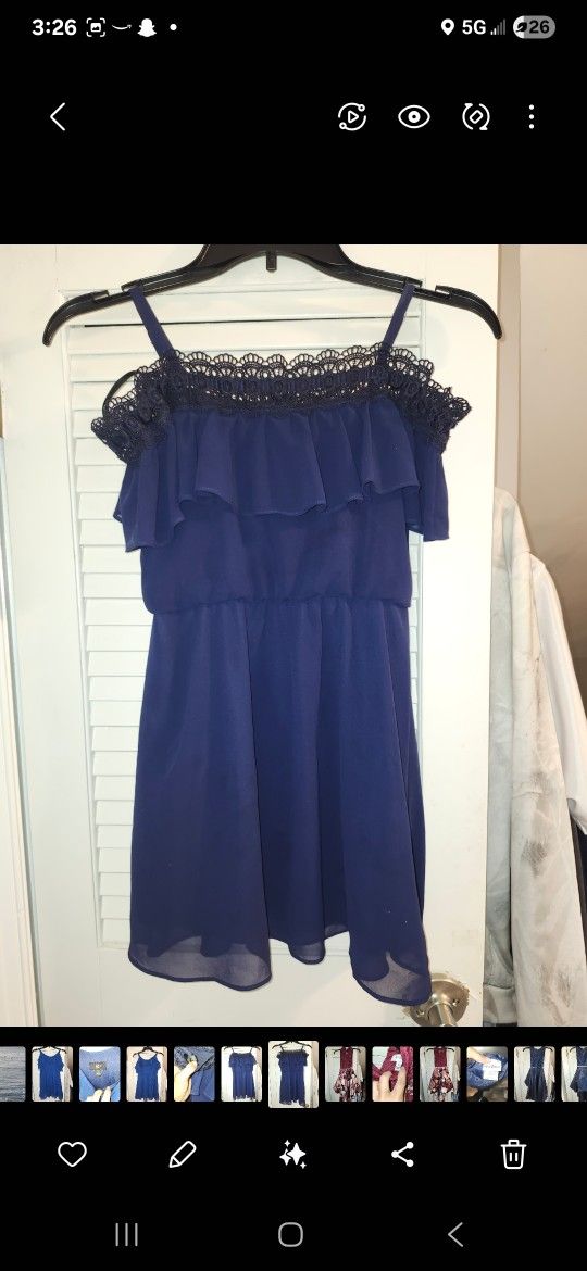 Girls Dresses Both Size 7