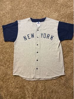 Adidas New York Yankees Baseball Jersey Mens Size Large Vintage