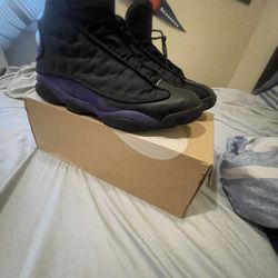 Court Purple Jordan 13s 