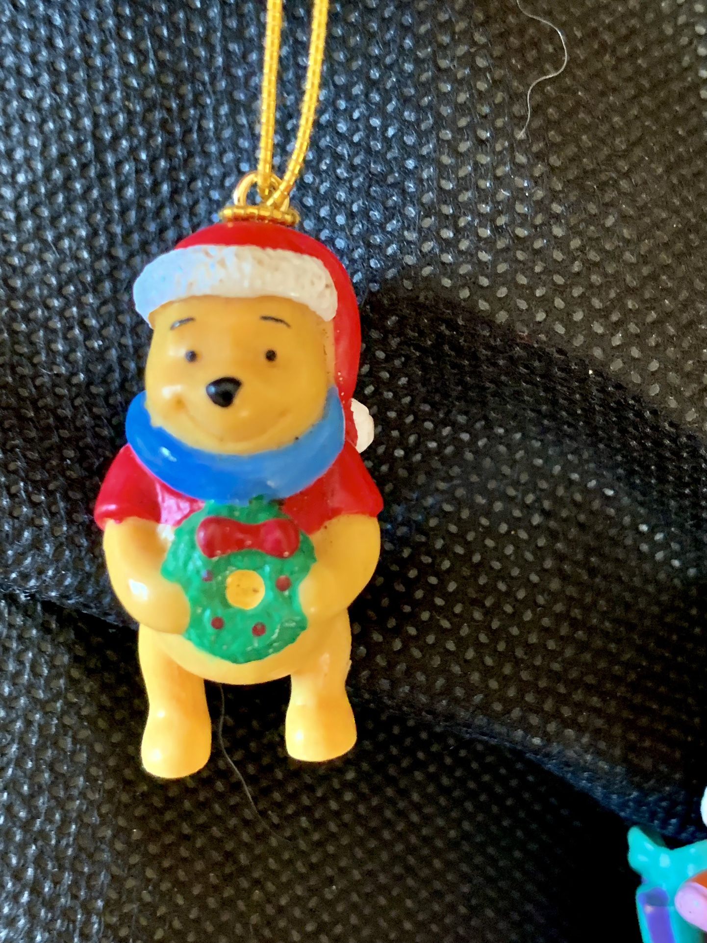Vintage Mini Winnie the Pooh Eeyore Tigger Piglet Christmas Ornaments