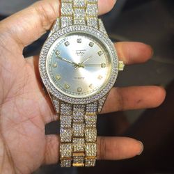 Cubic Zirconia Techno Pave Watch 