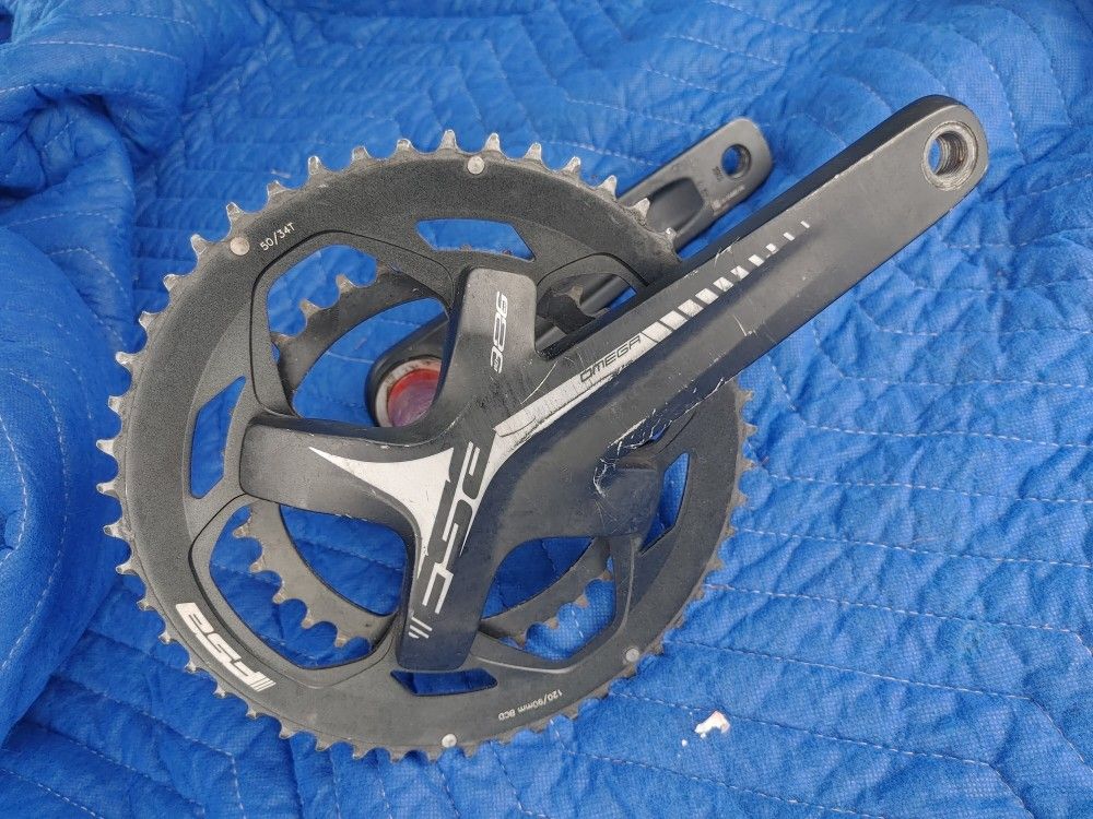 Fsa Omega Crankset 50/34 With Bottom Bracket