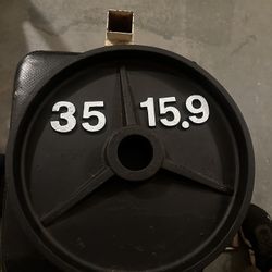 Single 35 Lb Pound Weight Plate Gym