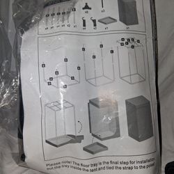 New Zazzy grow tent 48x48x78 $100