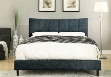 New Queen Platform Frame & Plush Mattress - Free Local Shipping