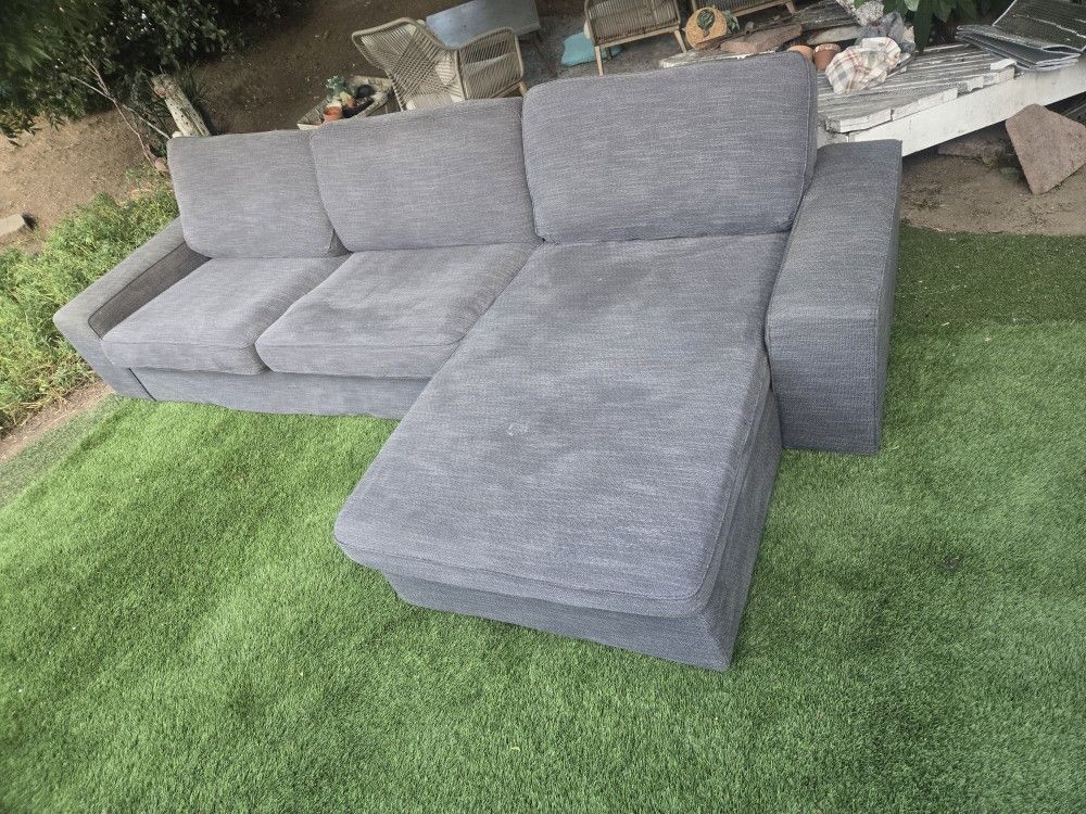 L sofa Ikea Grey