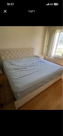 King size velevet bed frame