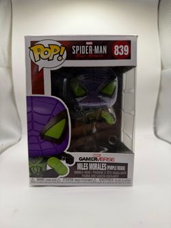 Funko Pop Miles Morales Purple Reign #839