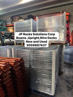Pallet Racks Wire Decks Upright Beams Warehouse 