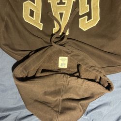 Brown GAP hoodie XL