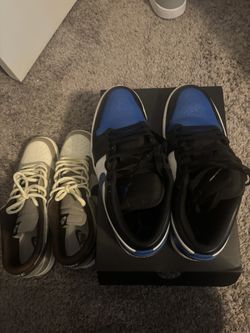 Blue And Black Js And Brown Dunks Package 