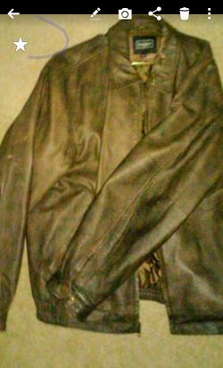 Haggar Medium leather jacket