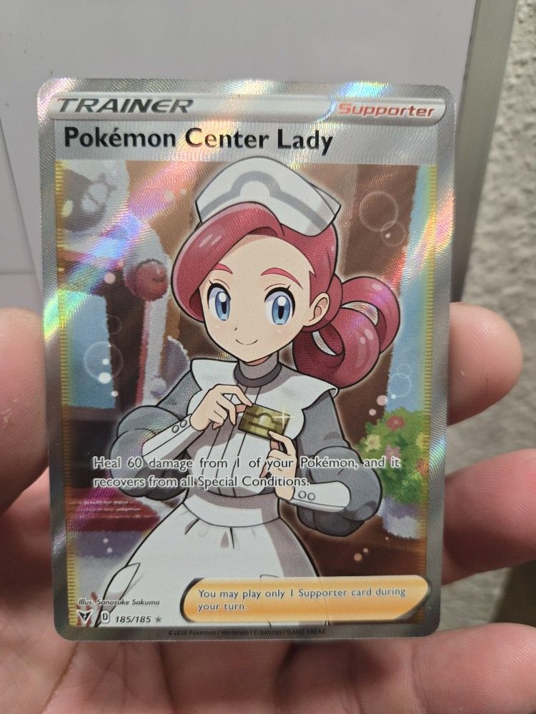 Pokemon Center Lady Pokemon Card 