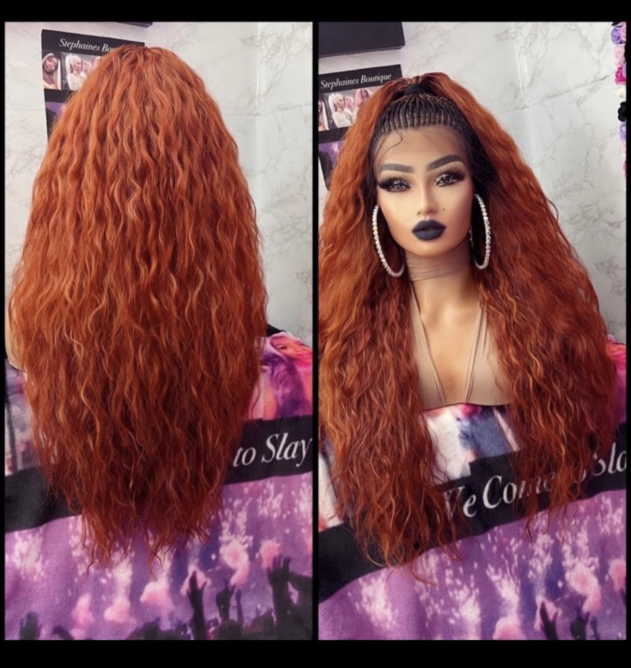 Human Hair Blended Lace Front Wig