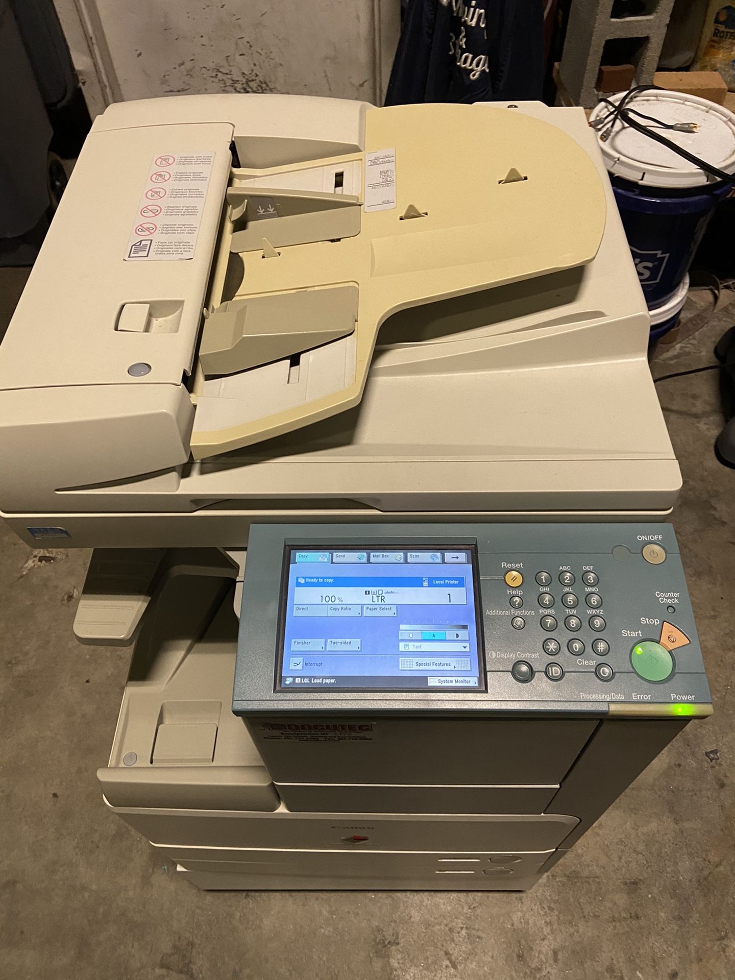Canon Image Runner 3570 Copier Printer with extra toner