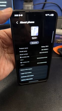 Unlocked Samsung Galaxy S24 plus 512gb