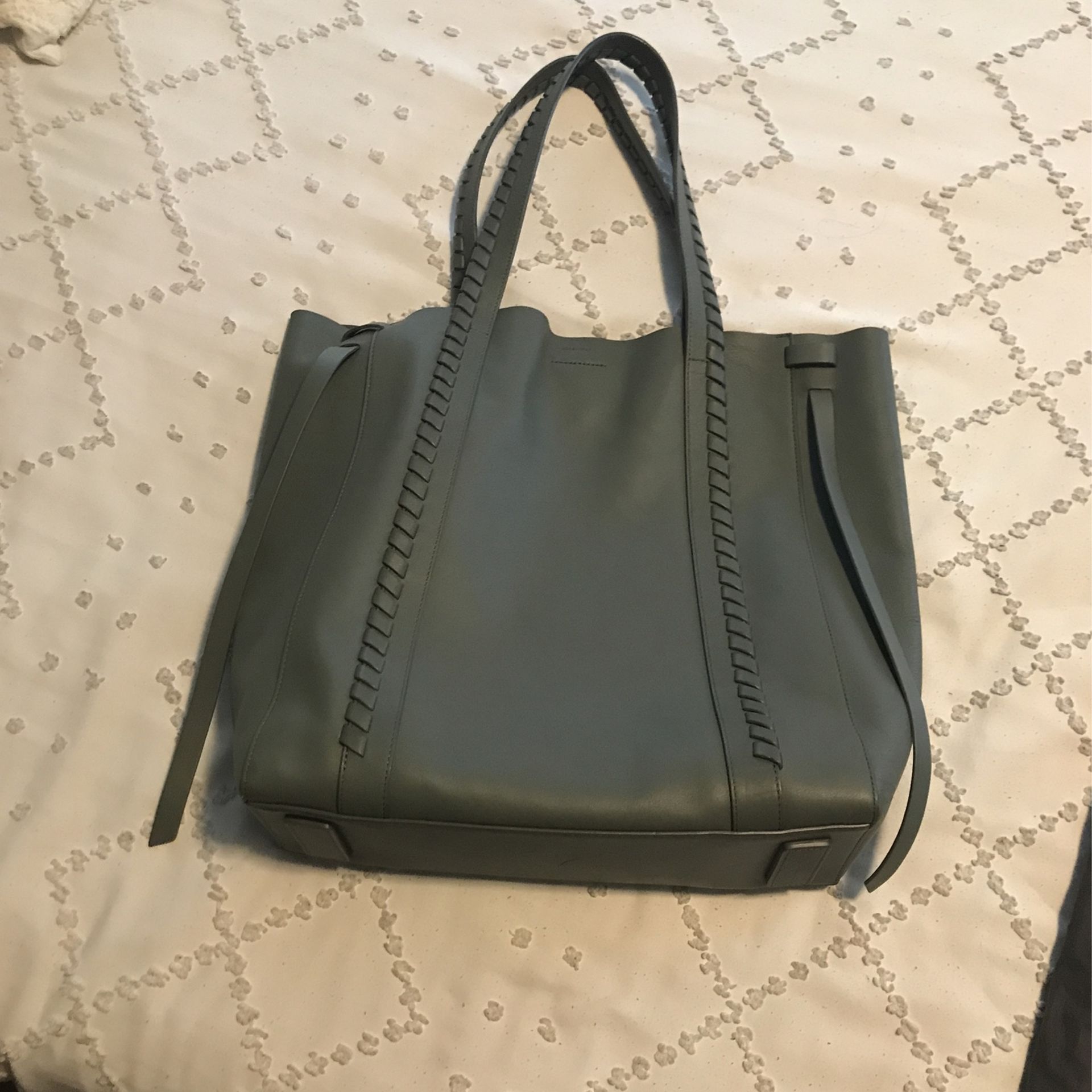 Large Leather All Saints Purse