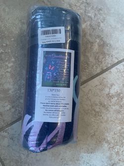 Kids blanket - new - message to granddaughter on it