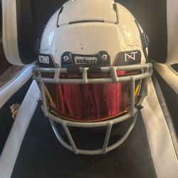 Schutt F7 White Red Visor