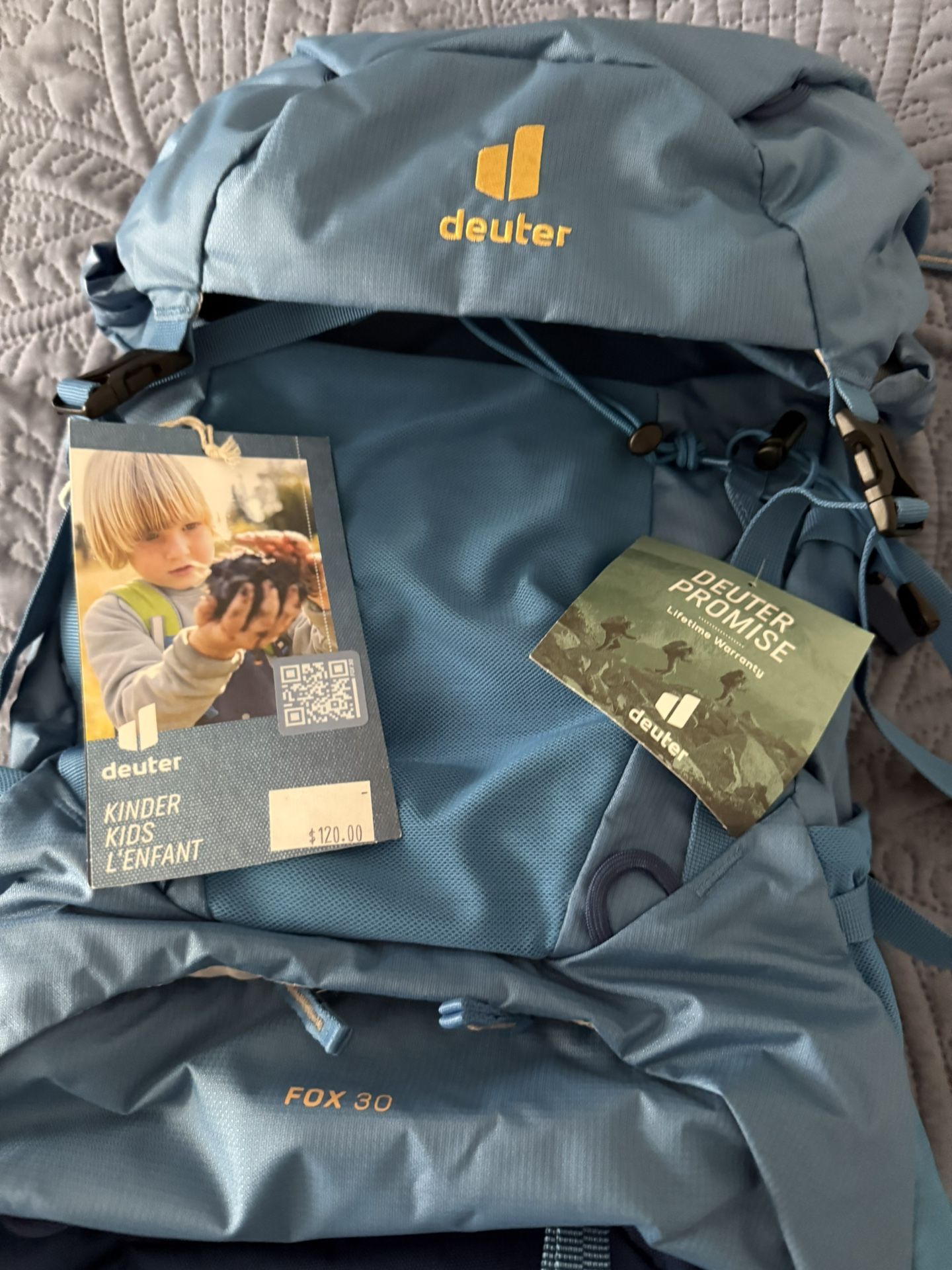 Deuter Fox 30 Backpack Hiking Blue Kids