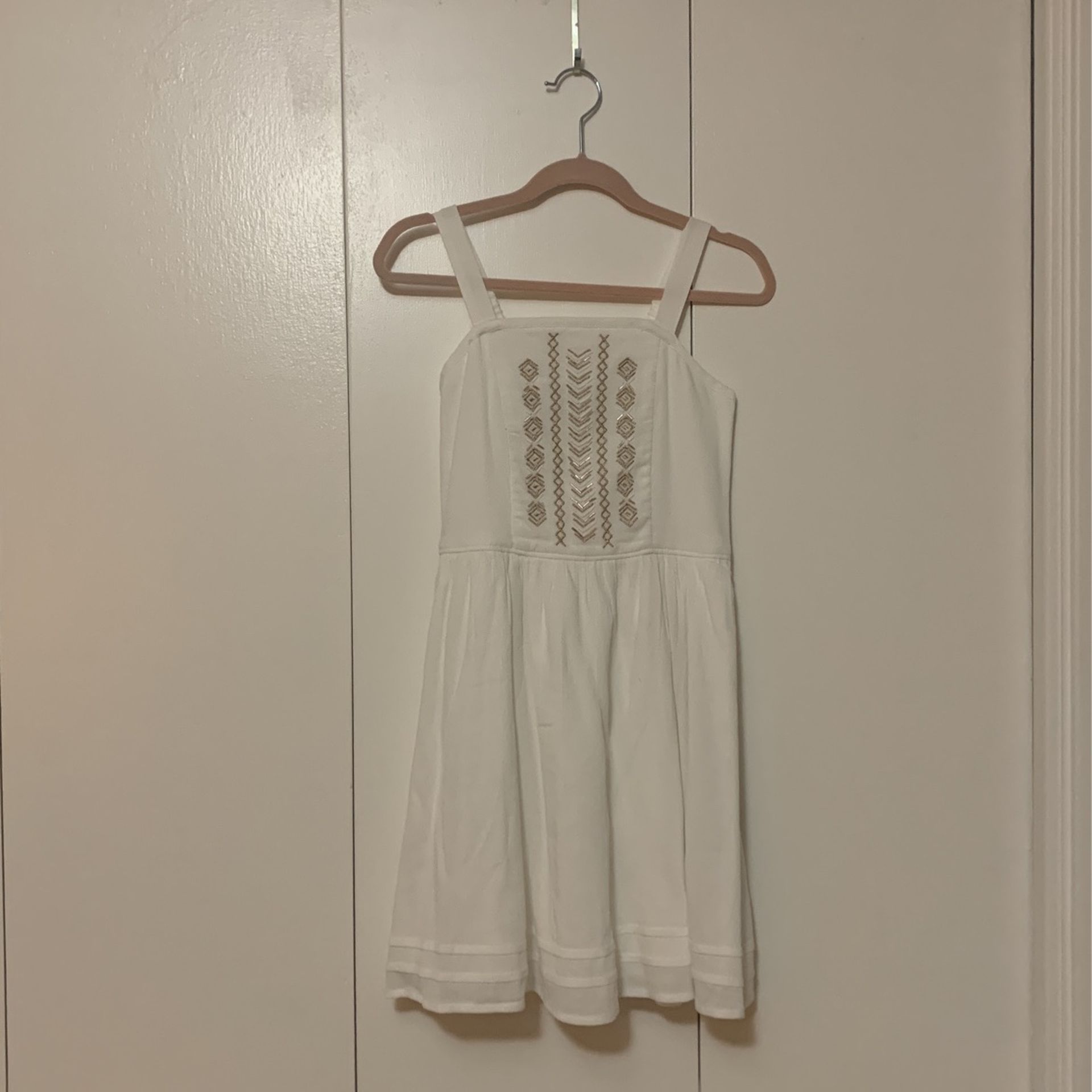 Girl’s white Cotton Dress