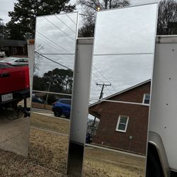 Two Large IKEA Mirrors from Wardrobe Sliding Doors 91x30”