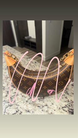 Women’s shoulder bag | purse brown flower