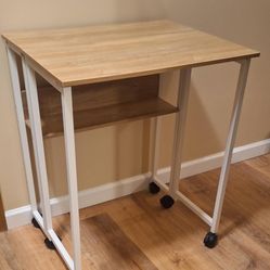 Folding Mobile desk And Desk Lamp