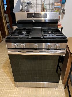 Samsung steel stove TAKING OFFERS