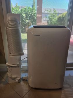 Toshiba Portable Air Conditioner – 8,000 BTU with hose