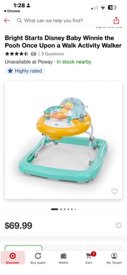 Winnie the Pooh, baby walker