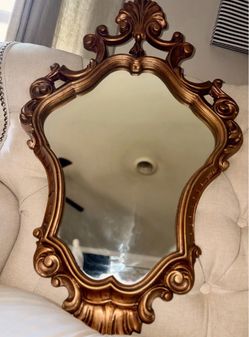 Gold Ornate Baroque Wall Mirror
