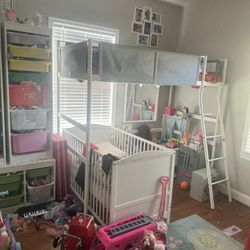 Bunk Loft Bed And Crib