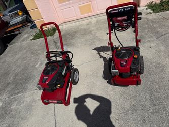 2 pressure washers please read