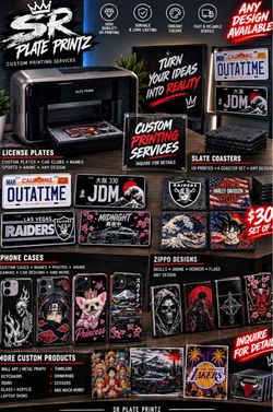 Custom Printing Available