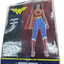 NEW DC WONDER WOMAN COSTUME 6-PIECE ADULT MEDIUM 6-8