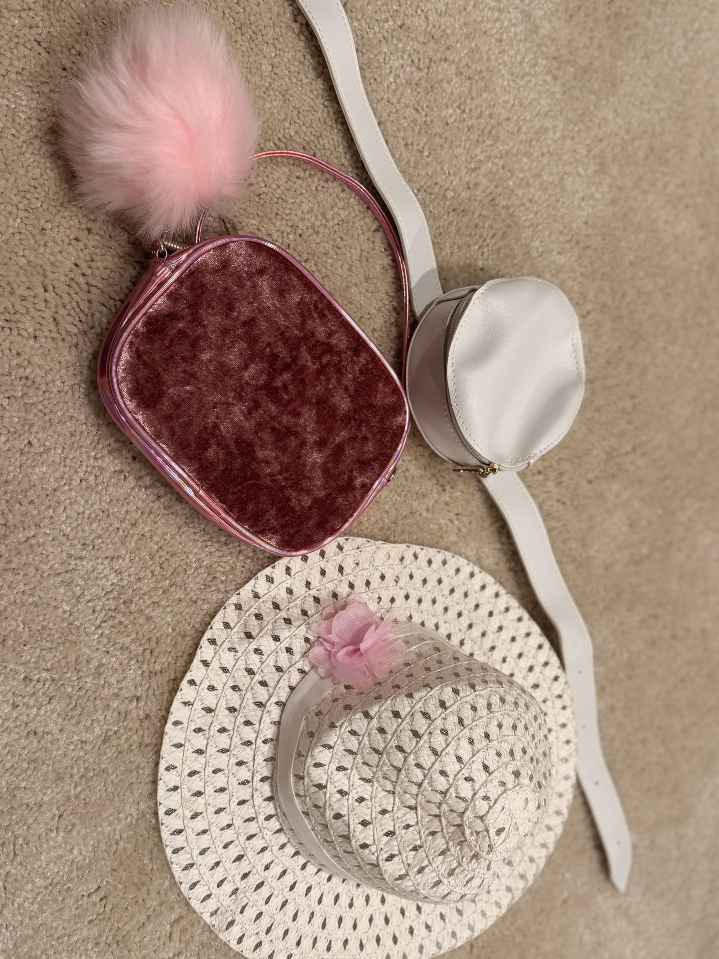 Girls Accessories- Hat, Purse, Belt Bag
