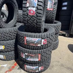 LT 33x12.50x20 ATLAS XT $700 CASH OUT THE DOOR All Terrain Tires installed (4) New 50,000 Miles