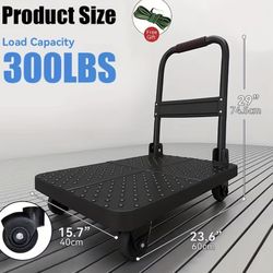 Practical Foldable Trolley for Office Use | 300 lbs Load Capacity