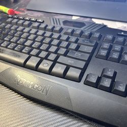 Redragon S101 Gaming Keyboard + M601 Mouse Combo – Cleaned, Works Perfectly – RGB Backlit