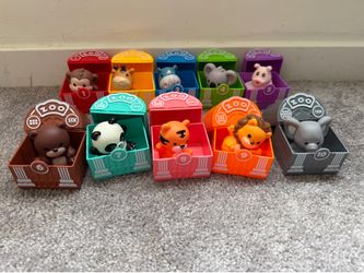 Learning toys- hide and seek Zoo sorting set